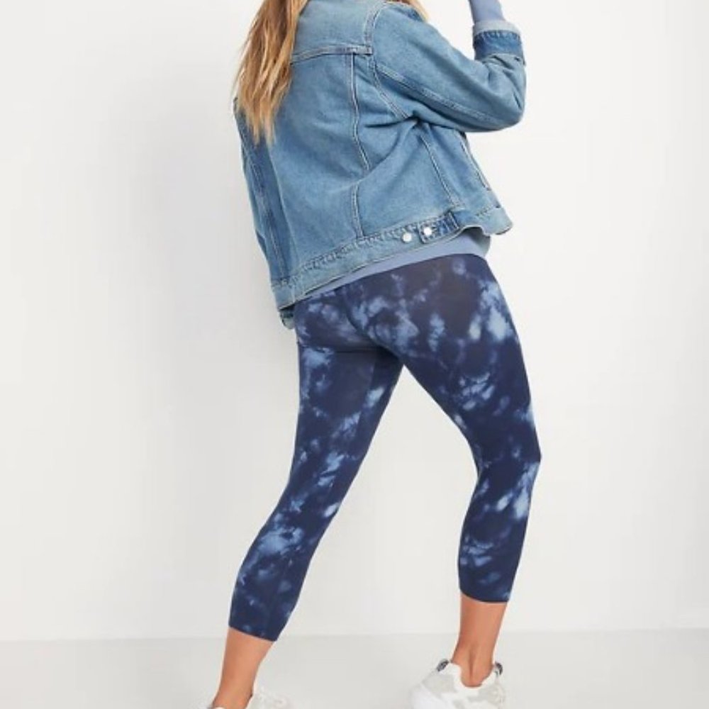 Old Navy Maternity Full Panel Tie-Dye Cropped Leggings - XS - Picture 2 of 12